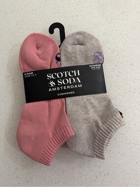 ✨NWT✨Scotch & Soda: Women’s 6 Pair Low Cut Socks (Size 5-9.5)